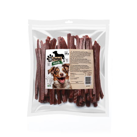 Mr. Pretzel Przysmaki dla psa paski z wołowiny 500g
