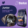Karma sucha PREMIUM dla psa BARKIN INDYK JUNIOR 15KG