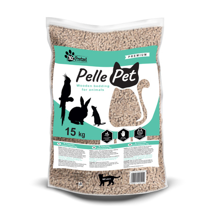 Pellet drewniany dla kota, gryzoni i królików PellePet Premium 15kg