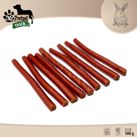 Mr. Pretzel Przysmaki dla psa paluszki z królika 500g
