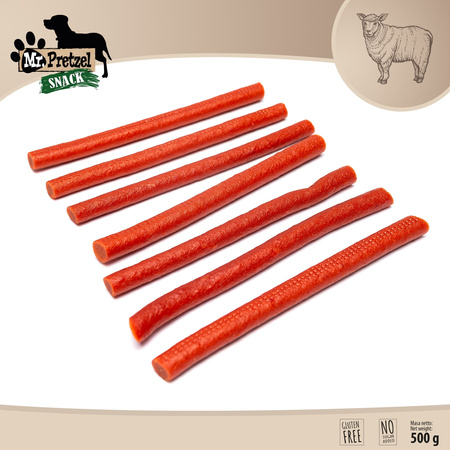 Mr. Pretzel Przysmaki dla psa paluszki z jagnięciny 500g